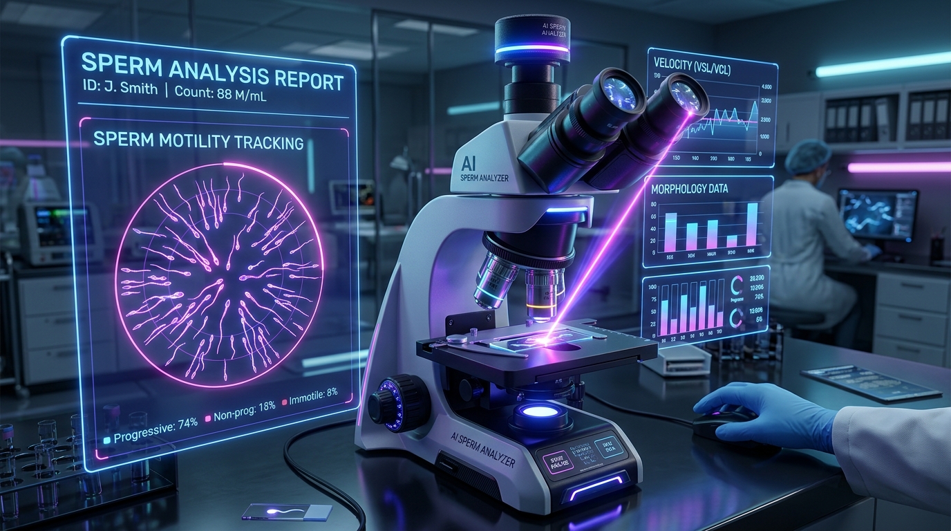 AI Sperm Analyzer at Santasa Fertility