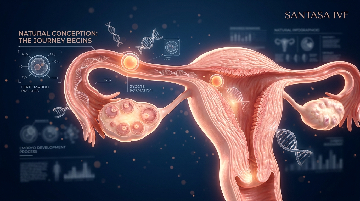 How Can I Conceive Naturally? — 3D Medical Illustration